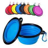 Dog Portable Food Water Bowl for Outdoor Camping Travel.