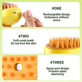 Dog 3 in 1 Electric Sprays Massage Combs