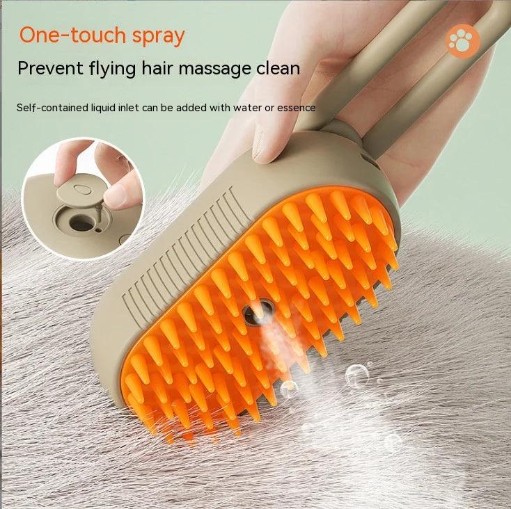 Dog Electric Spray Comb for Clean Massage - Barking Calm Dog